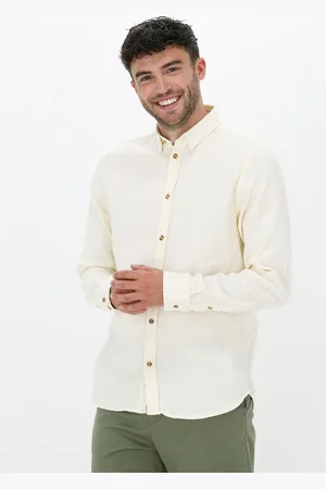 Anerkjendt Akkonrad Musselin Shirt - met lange mouwen - Heren