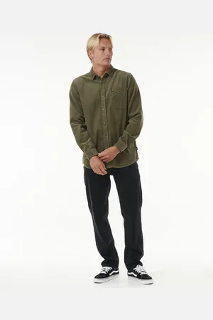 Rip Curl Classic Surf Cord L/S Shirt - Dusty Olive