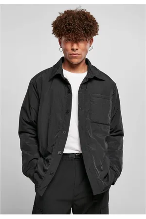 Urban classics Padded Nylon Shirt Jacket - M