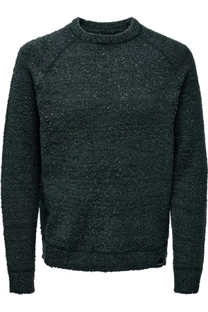 Only & Sons Jam Raglan Crew Knit Sweater Heren