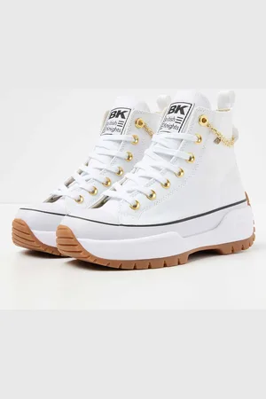 British Knights KAYA MID FLY Dames sneakers hoog - Wit - maat 40