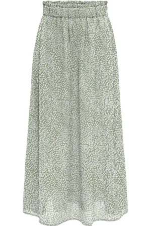 JDY PIPER HW MAXI SKIRT WVN DIA - Dames - Rokken