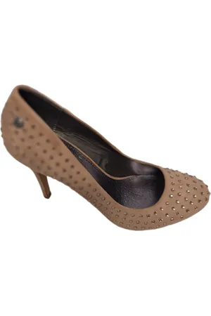 Blink PUMP-FAKE SUEDE- -STRASS DETAILS- HAK 8CM-SIZE 39