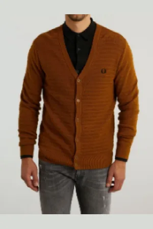 Fred Perry Chevron Cardigan Vest