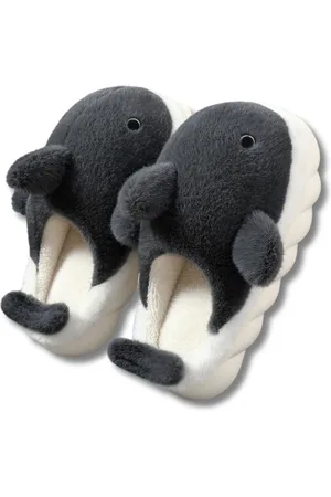 Merkloos Pantoffels - Sloffen - Slippers - Warme Pantoffels - Dames - Heren - Pluche