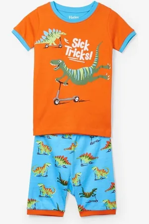 Hatley Jongens pyjama Scooting Dinos tricks - 104