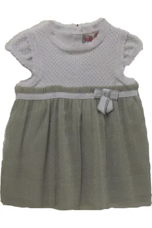 Boboli Baby Meisjes Doop Jurk - feest jurk - met Glitters