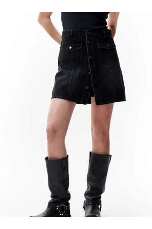 Catwalk Junkie 2402034202 button up denim short skirt