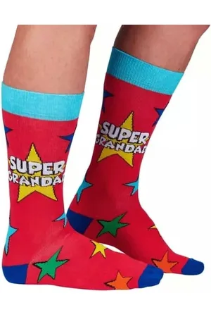 United Oddsocks Opa sokken - Super Grandad socks - liefste opa sok - maat 39/46 - leuk cadeau