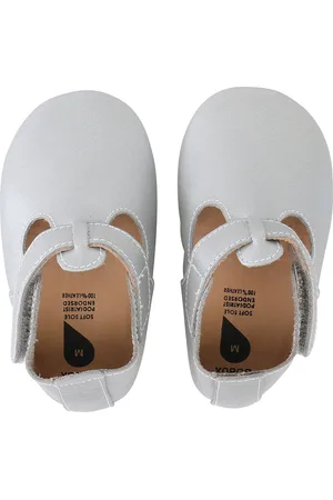 Bobux Soft Soles - T-bar zilver - Babyslofjes - EU 17