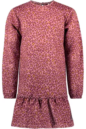 B.Nosy B.Nosy Meisjes jurk panter print - Denise - Delight panter