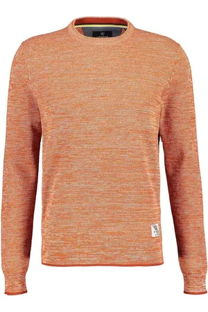 Lerros Trui Gebreide Trui Met Structuur 21n5057 944 Brick Red Mannen