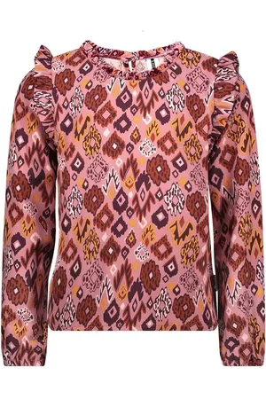 B.Nosy B.Nosy Meisjes blouse - Philou - Pleasant AOP