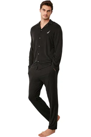 Nautica Heren Pyjama Set, Lange Mouwen - S