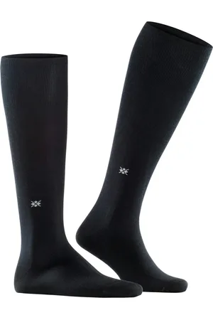 Burlington Dublin heren kniekousen - (black)