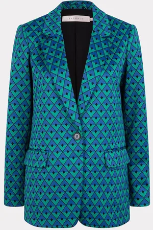 Esqualo Blazer knit jacquard retro 999 - 999 print