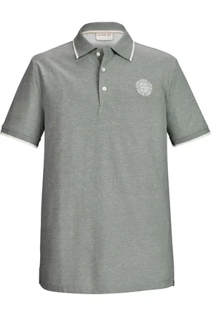 G.I.G.A. DX by killtec GIGA by Killtec heren poloshirt - polo donkergroen gemeleerd KM - 39445 - maat M