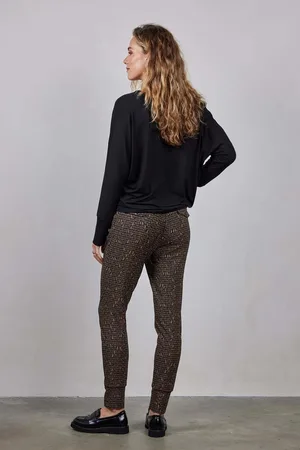 DIDI Dames Loose tee Cozy in black maat 40