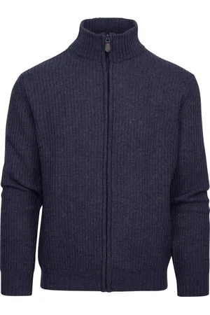 Suitable Vest Wol Blend Navy