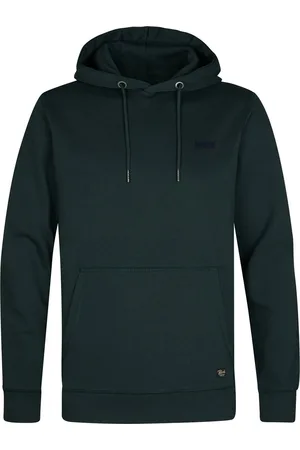 Petrol Industries Heren Logo Hoodie Knik -