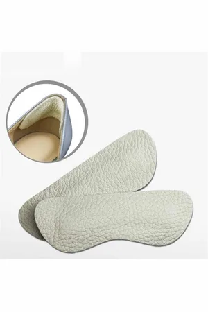 Merkloos Hiel beschermers - 1 paar - Hiel kussens - Voorkom blaren - Anti slip - Leer