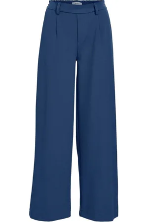 Object Object Broek Objlisa Wide Pant Noos 23037921 Dark Denim Dames