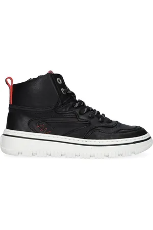 Red Rag 13515 Hoge sneakers - Leren Sneaker - Jongens - Zwart