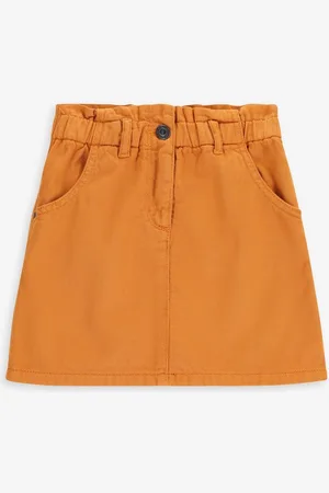 Sissy-Boy Oranje korte denim rok