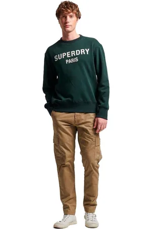 Superdry Luxury Sport Loose Fit Sweatshirt Groen XL Man