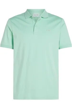 Calvin Klein Heren Polo SS Liquid Touch Slim Polo - Groen