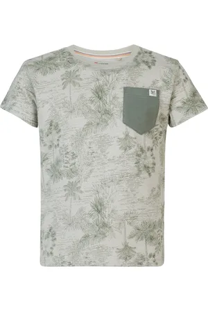 Noppies Jongens Kinderkleding Groene Tshirt Ricardo Willow Grey - 128