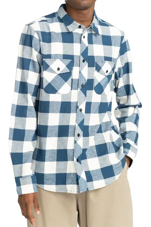 Element Tacoma Shirt Met Lange Mouwen Blauw XL Man