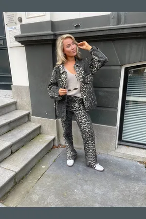 Ambika Leopard - Denim - Jacket - One size