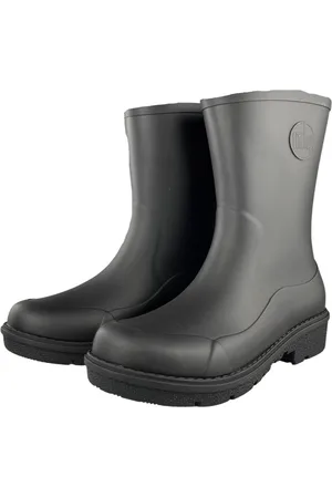 FitFlop AH6 Wonderwelly Short Rubberlaars Black