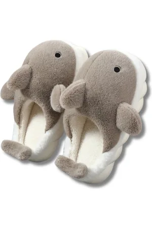 Merkloos Pantoffels - Sloffen - Slippers - Warme Pantoffels - Dames - Heren - Pluche