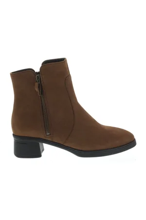 Hartjes Dames Enkellaars Blues Boot Brown