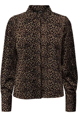 VERO MODA VMIDA LS CORDUROY SHIRT WVN - Silver Mink/Ilana