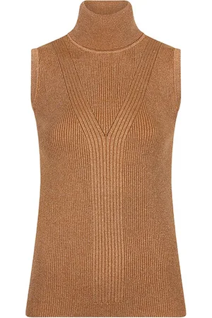 Esqualo Top F24-31500 - Caramel