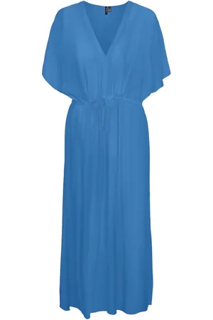 VERO MODA VMMENNY SS 7/8 KAFTAN WVN GA - Dames - Maxi jurken