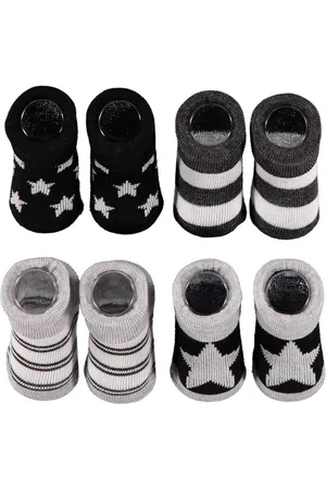 Apollo Babysokken Giftbox New Born Katoen /wit 4 Paar