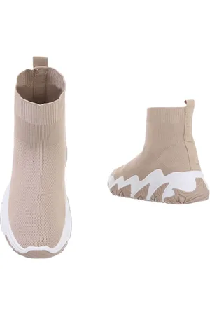 Merkloos Dilena fashion Sneakers sok hoog dames