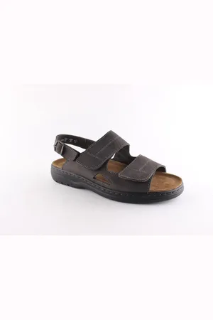 Solidus 78061 20420, kleurige heren sandalen met klittenband sluiting