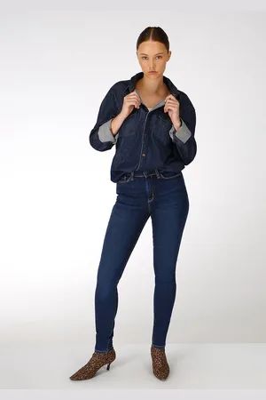 Lee Kenza Jet Dark Used - Skinny Jeans - W26 X L32