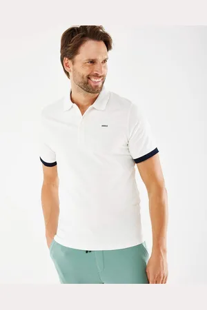 Mexx Heren Polo Off White