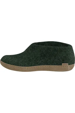 Glerups Dames en Heren slippers Leren zool