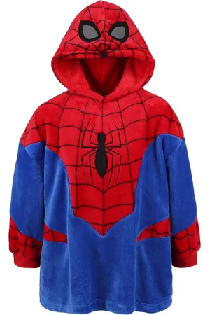 Marvel Spider-Man - en Blauw Sweatshirt / Badjas met Capuchon voor Kinderen / 104-116