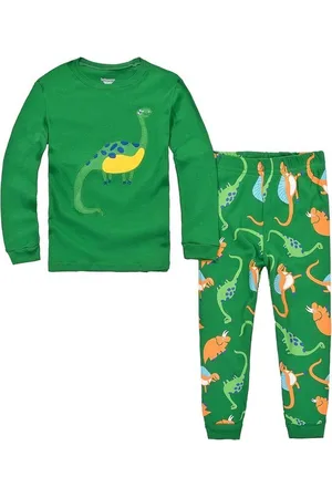 Merkloos Pyjama kinderen - Jongens Pyjamaset Dino - Dinosaurus