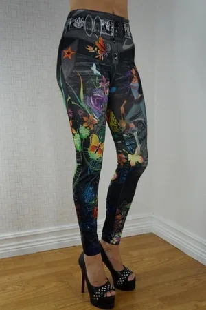 Merkloos Print Legging (Pibbe)