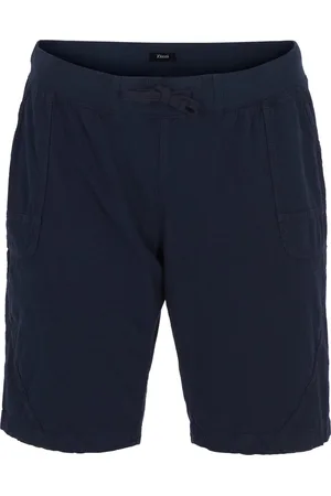Zizzi JEASY, SHORTS Dames Broek - Dark Blue