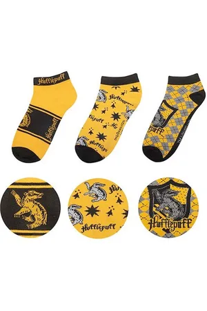 Cinereplicas Hufflepuff / Huffelpuf enkelsokken set - Harry Potter